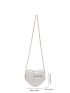 Mini Faux Pearl Beaded Heart Shaped Novelty Bag