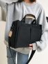 Minimalist Top Handle Bag