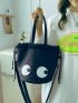 Minimalist Cartoon Bucket Bag