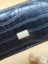 Crocodile Embossed Long Wallet