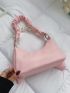 Bow & Faux Pearl Decor Novelty Bag