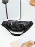 Artificial Patent Leather Waist Bag