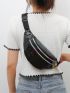 Artificial Patent Leather Waist Bag