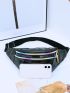 Artificial Patent Leather Waist Bag