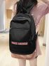 Letter Graphic Functional Backpack