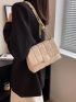 Quilted Flap Square Bag