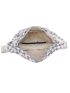 Checkered Pattern Letter Patch Decor Waist Bag