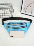 Holographic Zip Front Fanny Pack