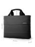 Men Slogan Graphic Laptop Handbag Briefcase