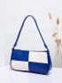 Two Tone Baguette Bag