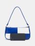 Two Tone Baguette Bag