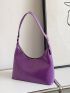 Neon Purple Hobo Bag