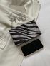 Mini Zebra Striped Pattern Box Bag