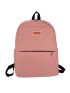 Letter Patch Decor Functional Backpack