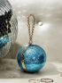 Mini Sequin Decor Circle Bag