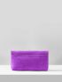 BIZwear Neon Purple Stitch Detail Square Bag