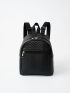 Chevron Embossed Classic Backpack