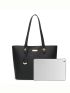 4pcs Metal Decor Shoulder Tote Bag Set, Best Work Bag For Women