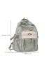 Patch Detail Mesh Panel Functional Backpack