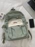 Patch Detail Mesh Panel Functional Backpack