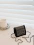 Mini Studded Decor Flap Chain Square Bag