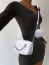 Minimalist Crossbody Bag With Small Pouch