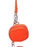 Neon Orange Crossbody Bag With Small Pouch