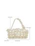 Mini Faux Pearl Design Square Bag