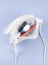 Faux Pearl Decor Bow Design Novelty Bag