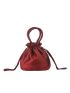 Floral Pattern Handbag, Women's Fashion Nylon Drawstring Phone Bag Double Handle Purse Mini Floral Graphic Drawstring Bucket Bag, Mothers Day Gift For Mom