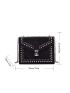 Mini Studded Decor Chain Square Bag