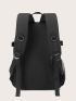 Patch Detail Pocket Front Functional Backpack