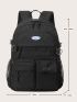 Patch Detail Pocket Front Functional Backpack