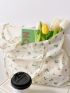 Floral Print Shopper Bag