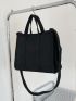 Minimalist Double Handle Shopper Bag