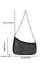 Studded Decor Chain Novelty Bag