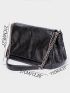 Chain Flap Square Bag