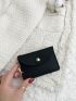 Lychee Embossed Flap Coin purse