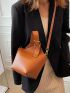 Mini Top Handle Bucket Bag