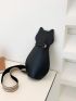 Mini Cat Design Sling Bag