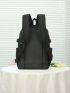 Men Minimalist Zipper Casual Daypack