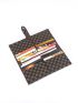 Geometric Pattern Long Wallet Fold Over