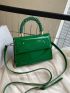 Mini Artificial Patent Leather Square Bag