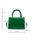 Mini Artificial Patent Leather Square Bag