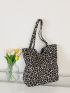 Leopard Pattern Shopper Bag