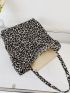 Leopard Pattern Shopper Bag