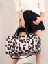 3pcs Leopard Print Duffel Bag Set