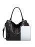 Buckle & Zip Detail Tote Bag, Mothers Day Gift For Mom