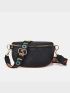 Stitch Detail Zipper Fanny Pack