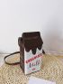 Mini Milk Carton Design Novelty Bag